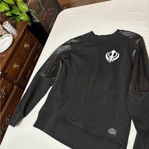 Jack & Jones Black Crewneck Sweater with Emblem